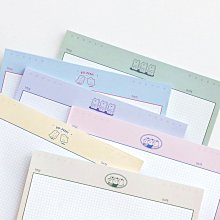 ❅PAVEE❅ 韓國iconic~ Buddy Notepad B5 可愛動物 方眼格便條本/筆記便條紙/康乃爾筆記