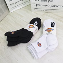 DICKIES 中筒襪 厚襪 運動襪 毛巾底 23-25cm 一組三入164164000- 兩色【iSport】