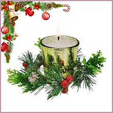 聖誕節 聖誕玻璃茶燈架聖誕節玻璃votive 燭臺玻璃茶燈燭臺聖誕節 wsdtw-標準五金