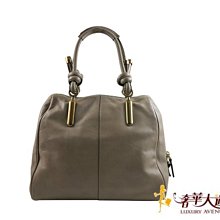 ＊奢華大道國際精品＊【CL044】Chloe  淺灰綠 Janet小牛皮手提肩背包