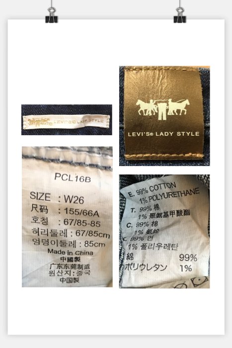 珮珮百寶箱🎁 美國 Levi’s 六分牛仔褲