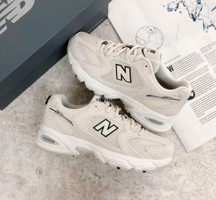 NEW BALANCE 530 奶茶色沙色復古情侶韓系MR530SH男女鞋| Yahoo奇摩拍賣