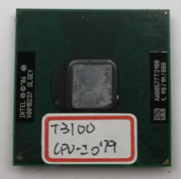 【冠丞3C】Intel T3100 CPU 1.9HZ 雙核心 CPU 處理器 筆電用 cpu-I079