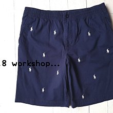 ☆【RL男生館】【POLO Ralph Lauren滿版小馬刺繡休閒短褲】【RLP001F8】青年版(18)