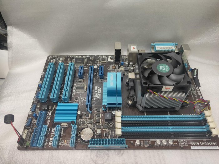 【電腦零件補給站】ASUS M5A87L主機板 + AMD FX-6100 3.3G六核心 CPU含風扇