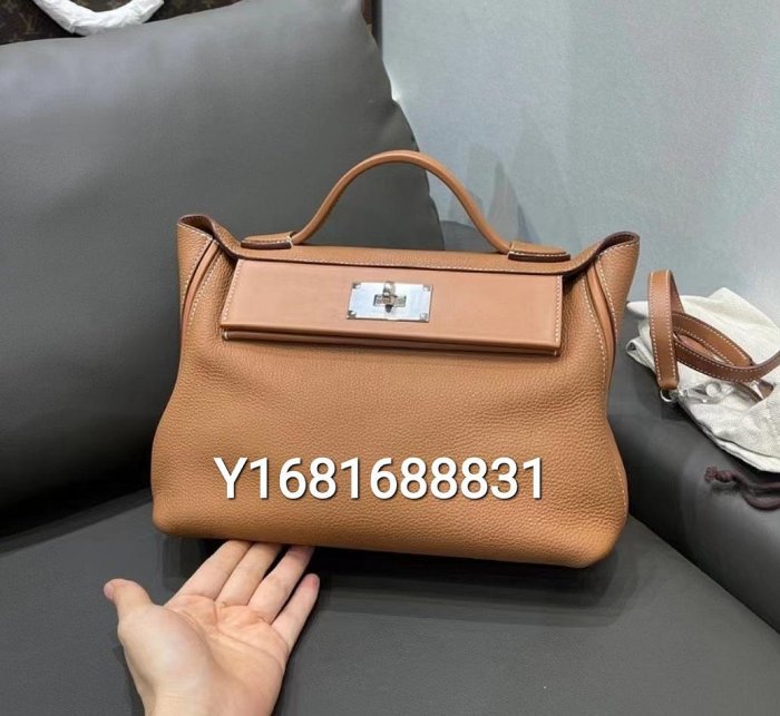 專櫃正品 HERMES KELLY 2424 小號 金色 銀扣 TC皮 Y刻（全新現貨！優惠促銷中）