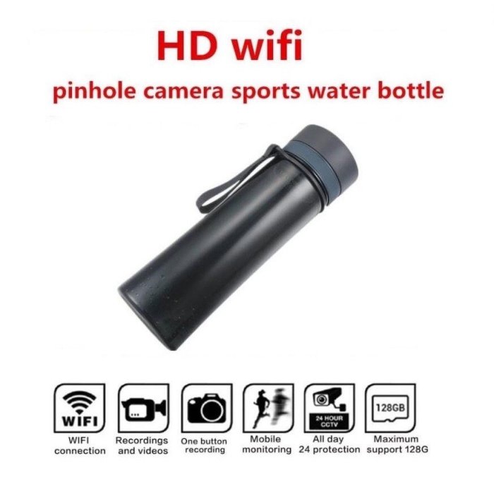 全新 水杯 隱藏式 水瓶 遠端 遠程 針孔攝影機 監控 1080P HD 蒐證 偽裝 水杯 針孔 攝影機 蒐證攝像機