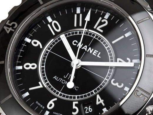 Chanel 香奈兒 J12 系列精密黑陶大型-38MM腕錶