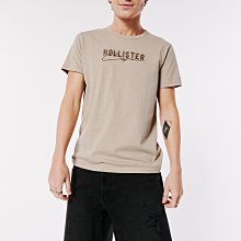 【HCO男生館】☆【HOLLISTER LOGO文字刺繡短袖T恤】☆【HC006D5】(S-M)