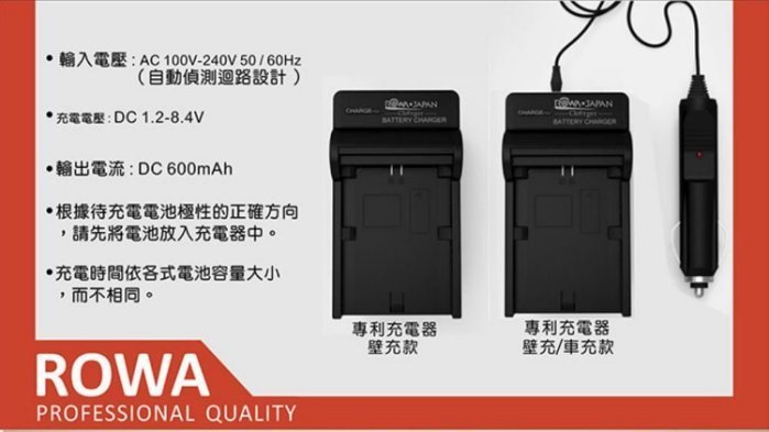 【高雄四海】ROWA 樂華 Canon LP-E8 LPE8  副廠充電器．700D 650D 600D