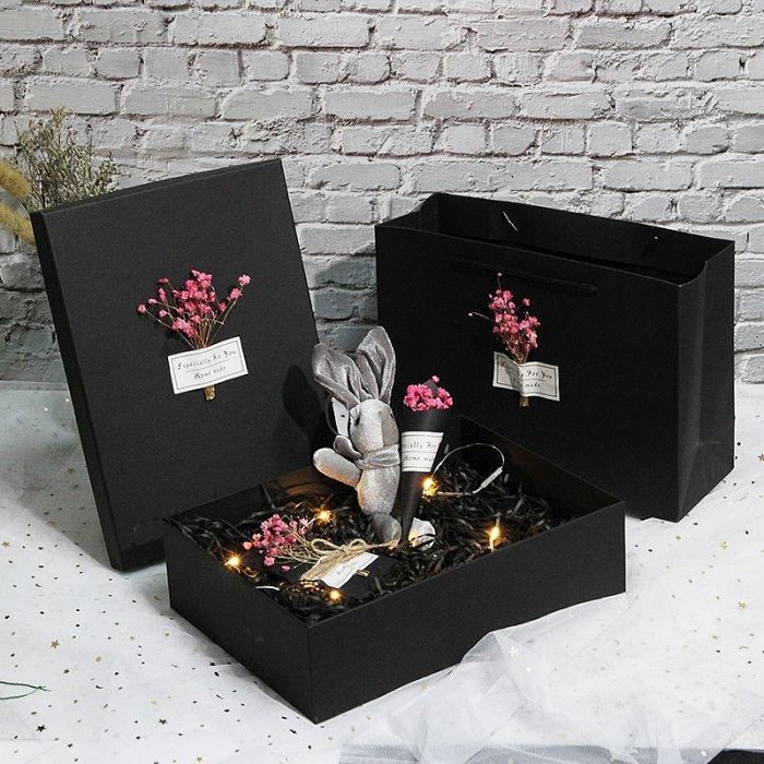 【現貨精選】禮盒包裝盒精美生日禮物盒情人節少女心口紅圍巾禮品盒空盒子