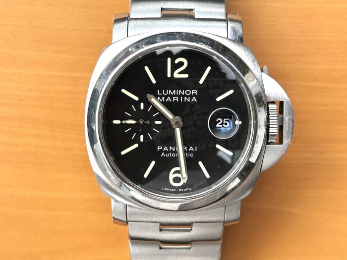 飛馬當舖 PANERAI 沛納海 Luminor Marina PAM299 鍊帶款 小秒針 自動上鍊 44mm