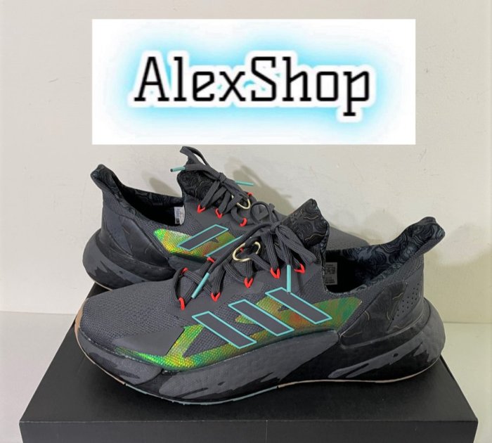 艾力克斯 ADIDAS CNY X9000L4 BOOST 男 GY7579 高爾宣 黑網布灰綠3M反光休閒慢跑鞋 花