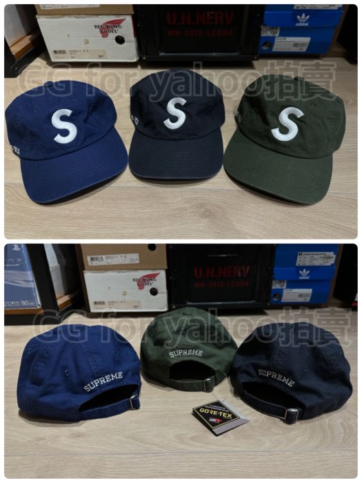 Supreme S logo Gore-Tex 6-panel Corduroy Camp 17aw 20aw 21aw