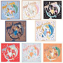 ［部份款式現貨在台］ Hermes 2022 愛馬仕絲巾 Hermes Story Scarf 90 8色可選 自拍棒女神 猴子 鸚鵡 長頸鹿 老虎