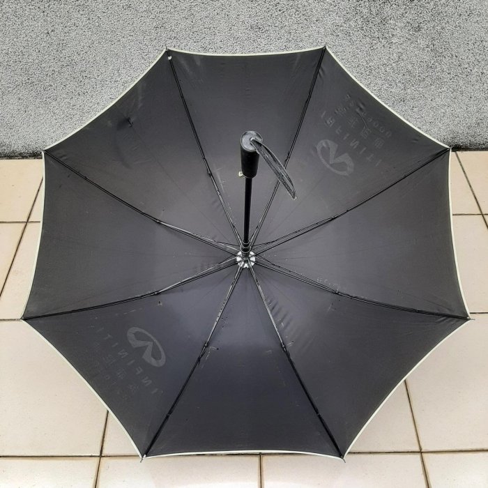 【購物免費送】【快樂尋寶趣】INFINITI英菲尼迪黑色大支雨傘