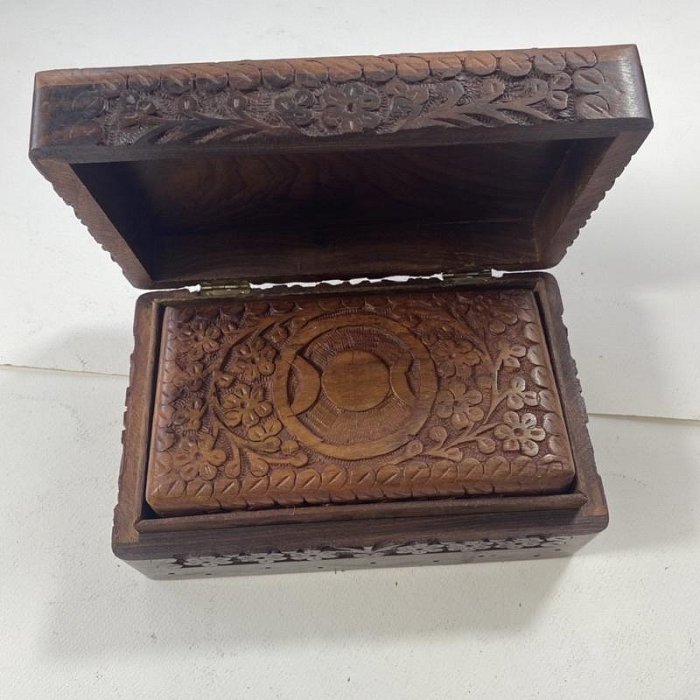 女巫寶盒珠寶盒收納盒置物盒木盒飾品收納傳家之寶三相