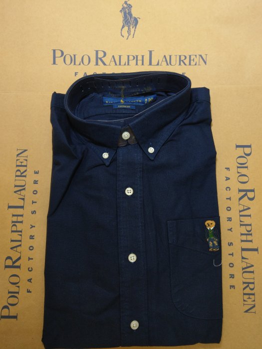 100%專櫃全新正品POLO by Ralph Lauren經典小熊(深藍/粉紅/白/淺藍)長袖襯衫~特價1680元