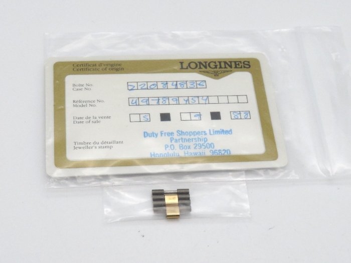 【精品廉售/手錶】Longines浪琴錶Conquest汰金石英女腕錶*輕薄*防水*美品*瑞士精品*附購買卡