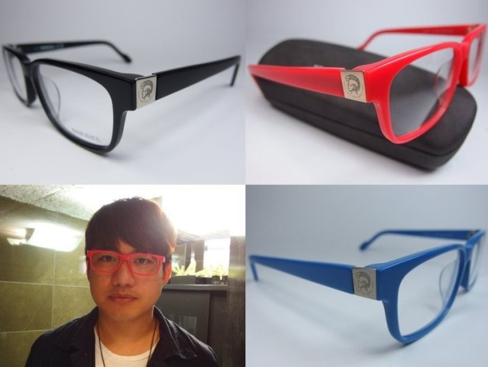 信義計劃 眼鏡 全新真品 DIESEL DL 4097 眼鏡 復古大膠框 optics eyeglasses