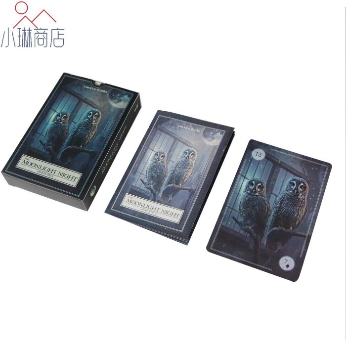 滿額包郵 The Moonlight Night Oracle Deck 月光之夜神諭卡 桌游卡牌-小琳商店