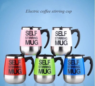 【用心的店】self stirring mug歐式不鏽鋼自動咖啡攪拌杯馬克杯咖啡杯電動泡咖啡杯