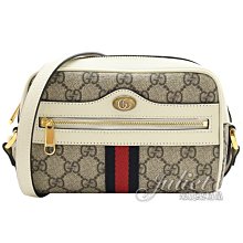 【茱麗葉精品】全新精品 GUCCI 專櫃商品 517350 Ophidia系列GG Supreme迷你斜背包.白邊 現貨