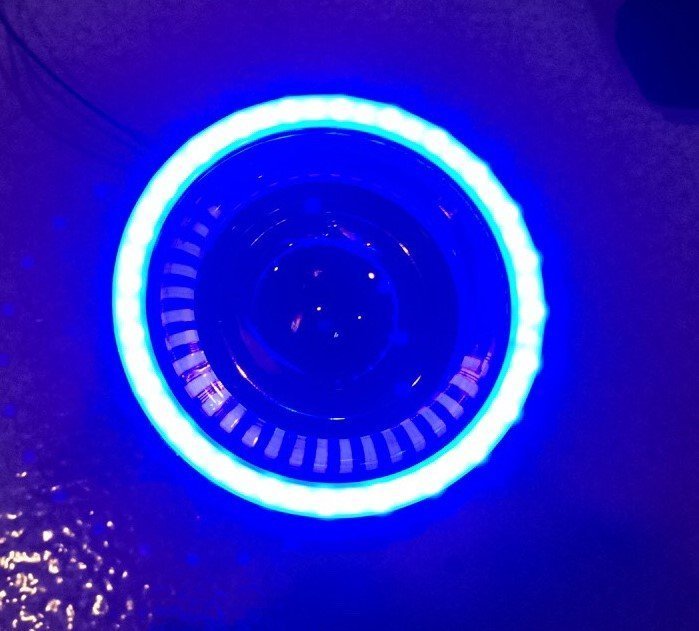 ◇光速LED精品◇ 通用型 H7 LED 霧燈光圈 LED光圈 顏色:藍色