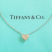 TIFFANY & CO.  天然鑽石  0.17克拉 ，  鉑金【Pt950】  項鍊，保證真品 超級特價便宜賣