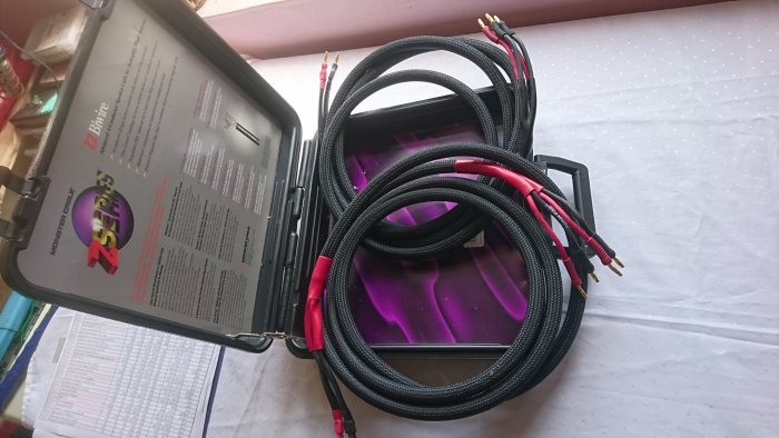 Monster Z series Z2 bi wire 喇叭線3米一對 原廠線