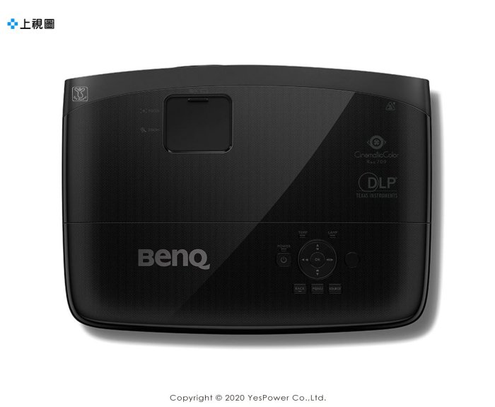 W2000+ BENQ 2200流明 投影機/側投導演機/1080p/Rec.709/高對比/10W喇叭x2