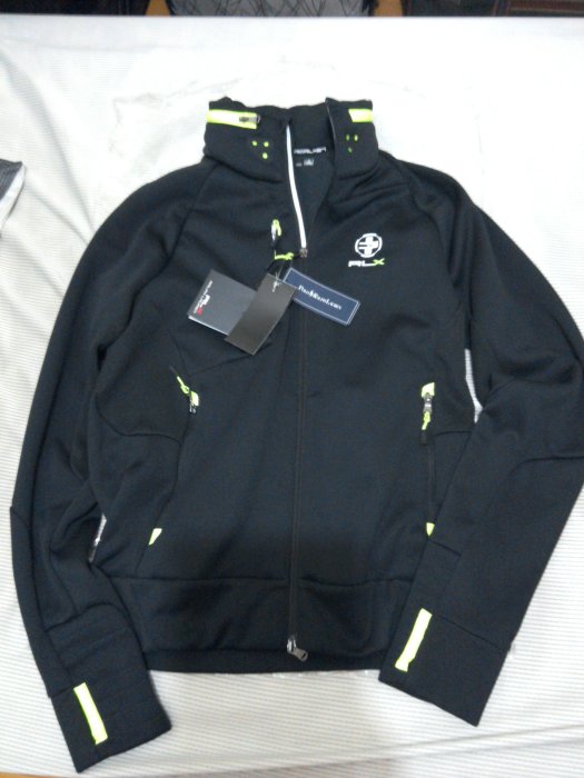 Ralph Lauren RLX 反光 連帽運動外套 黑色 男 size M Sogo 購買