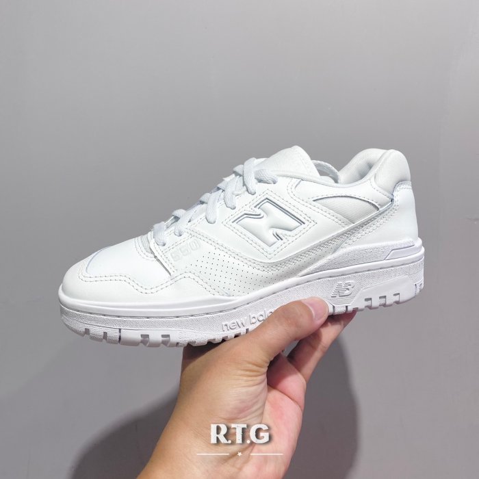 【RTG】NEW BALANCE 550 NB550 BB550WWW 白色 全白 皮革 小白鞋 復古 拼接 男女鞋
