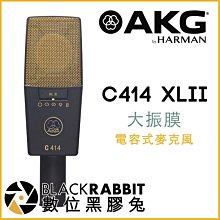 數位黑膠兔【 AKG C414 XLII 大振膜 電容式 麥克風 】 收音 錄音 人聲 MV 心形 主唱 全指向性 樂團