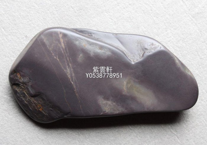 『紫雲軒』 端硯-幽蘭硯（老坑）蕉葉白、金線、火捺、石皮、精緻美品 Spy575