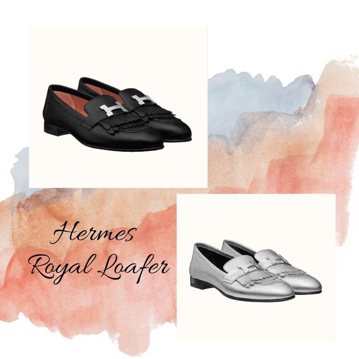 [非現貨，英國代購直郵台灣✈️］Hermes Royal Loafer 愛馬仕 流蘇 樂福鞋 小白鞋［可刷卡，需額外手續費］