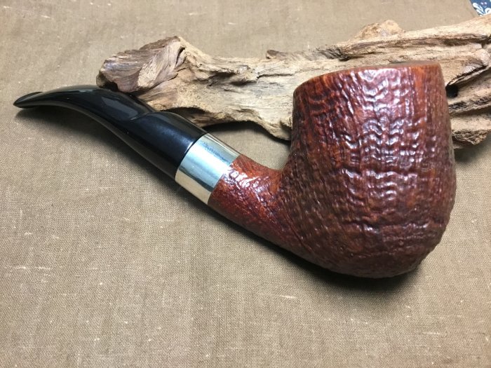 二手 義大利 Savinelli Autograph Sterling Silver 手工煙斗 9mm