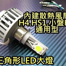 晶站 三角形 LED大燈 SMD 大功率 大燈 H4 HS1 H6 小盤 雷霆 JET 新勁戰 2100ML 高流明