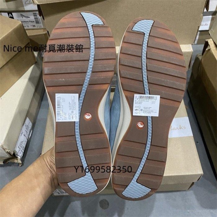 Clarks 女鞋秋冬Un Adorn Lace休閑系帶單鞋輕便厚底—Nice me耐覓潮裝館