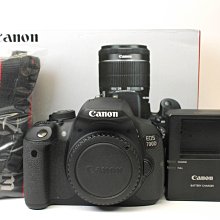 【台南橙市3C】Canon EOS 700D 單機身 1800萬 APS-C 快門數351xx張 二手相機 #87786