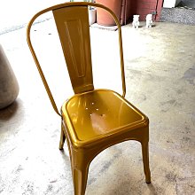 【 一張椅子 】LOFT美式復古風熱賣款　tolix chair　可堆疊鐵椅 華麗金色