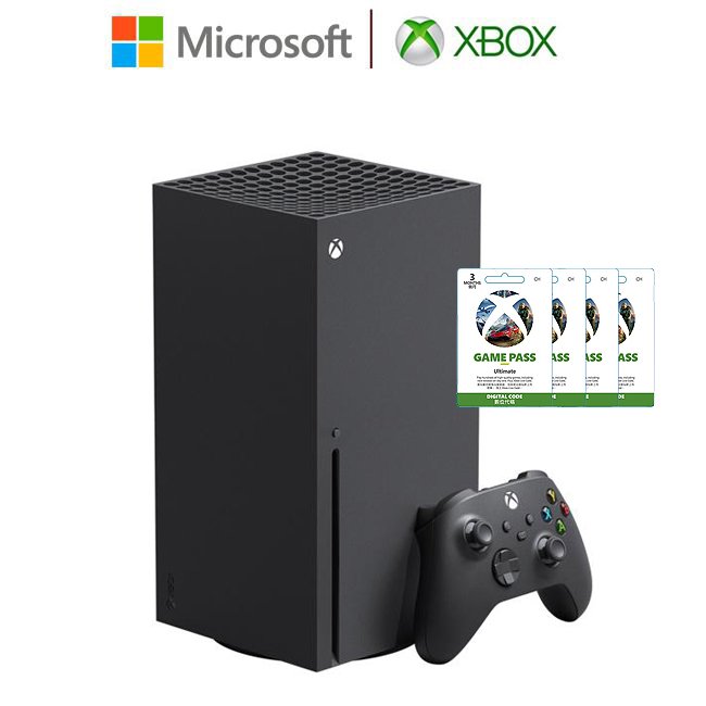 【含稅】Microsoft微軟 Xbox Series X 1TB遊戲主機 加 XGPU 3個月*4 同捆組