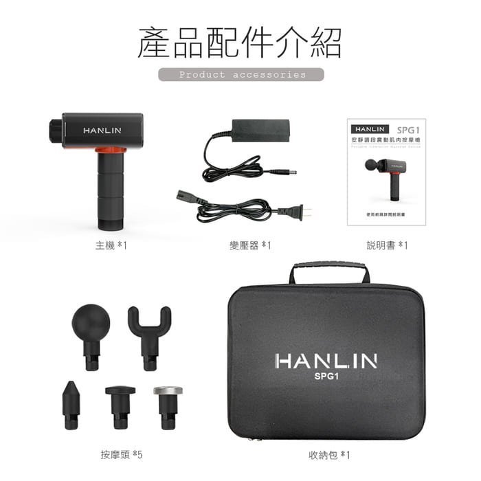 HANLIN-SPG1 調段深層筋膜肌肉按摩槍 按摩器 腰腹 vs Hypervolt Theragun Eleeels