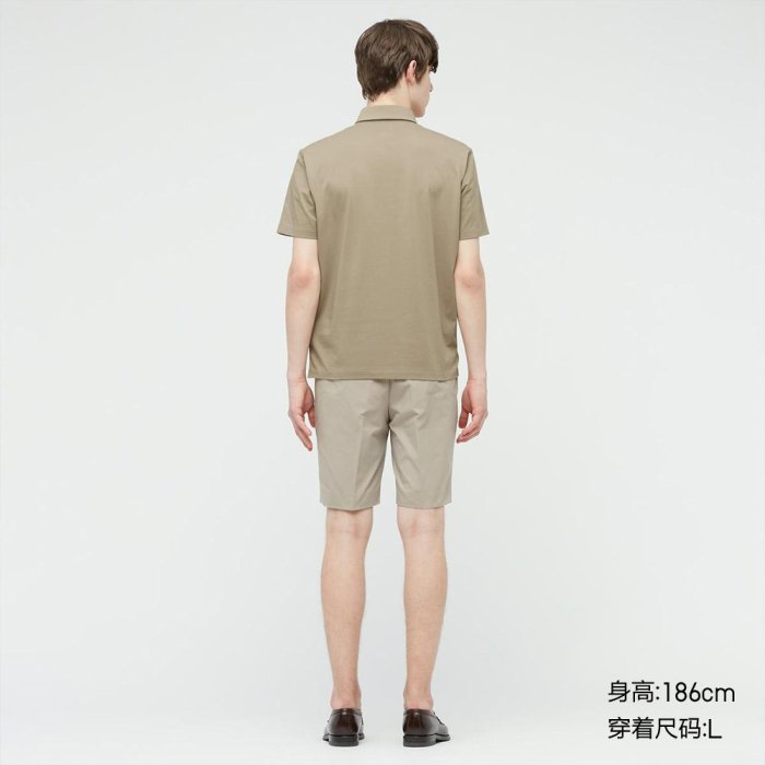 優衣庫 男裝 AIRism POLO衫(短袖)(涼感衣 T恤) 435813 UNIQLO