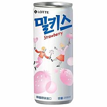 LOTTE 樂天 草莓優格風味碳酸飲(250ml)【小三美日】空運禁送 DS014786