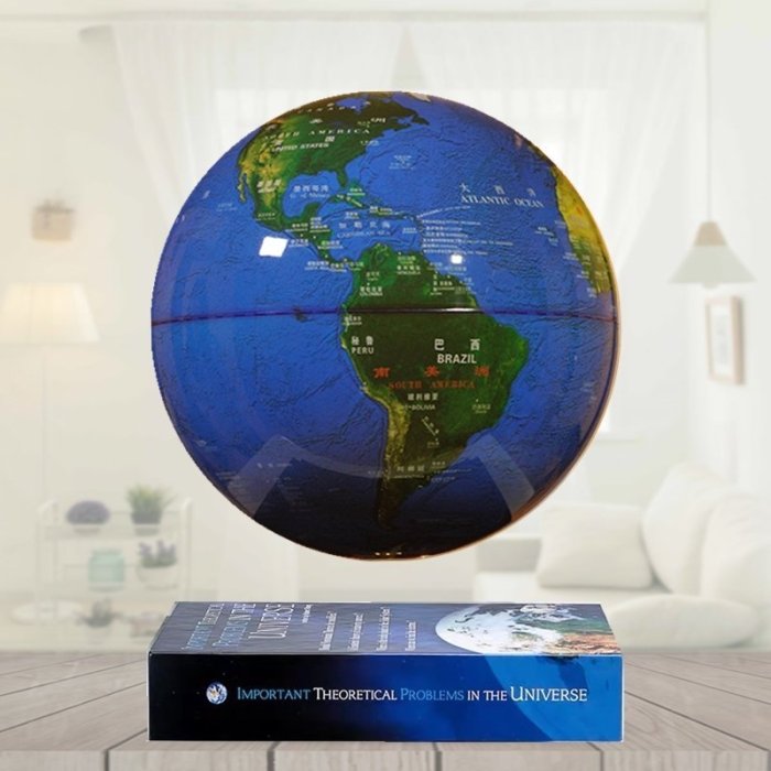 現貨 地球儀磁懸浮3Dar地球儀辦公室桌面裝飾品客廳酒柜創意擺件小學生禮物品簡約