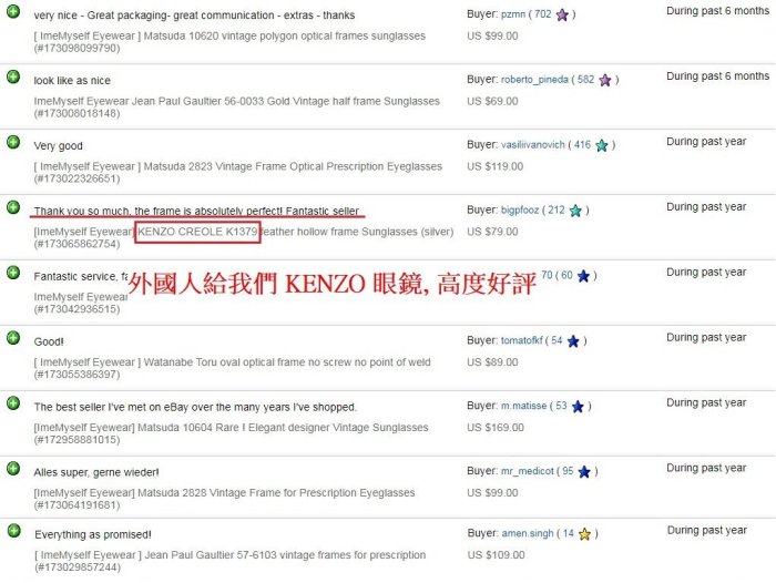 信義計劃 眼鏡 全新真品 KENZO 法國製 光學眼鏡 膠框金屬腳 橢圓框 金屬鏤刻 eyeglasses