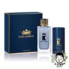 《小平頭香水店》Dolce & Gabbana D&G 王者之心 男性淡香水禮盒(淡香水100ML+75G體香膏)