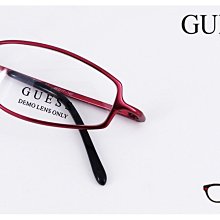 【My Eyes 瞳言瞳語】GUESS暗紅系全框光學鏡架 NG商品出清