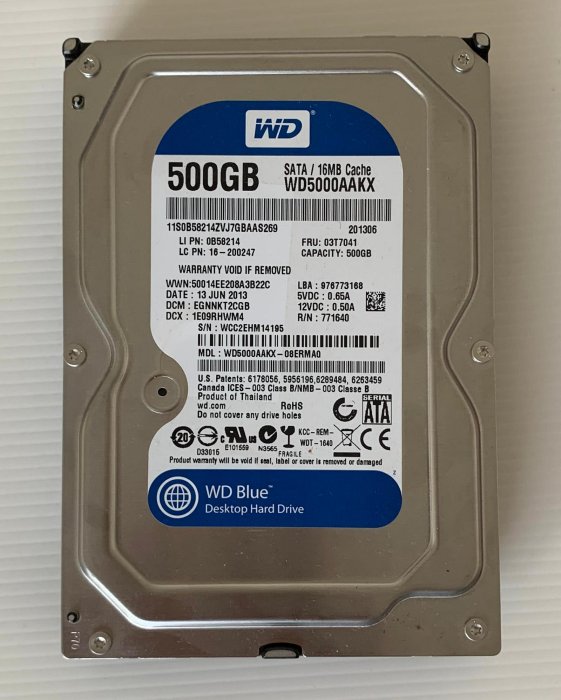 500G三顆1標 Seagate ST500DM002 +WD WD5000AAKX +Seagate ST3500418AS